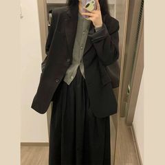 高级感西装外套女2025早春秋装新款韩版宽松休闲小个子西服上衣