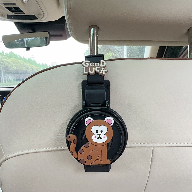 Car cup holder/beverage holder – FAW Seat - cup-holderhook-2-in-1-black-monkey