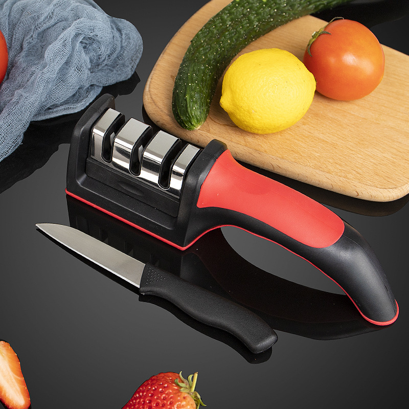afilador de cuchillos, artefactos mágicos, suministros de cocina, dos conjuntos de afiladores de cuchillos, cuchillos de frutas, afiladores de cuchillos domésticos, cocina necesaria