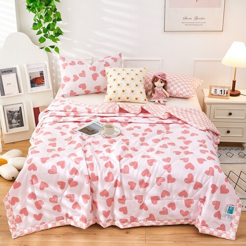 New pure cotton summer quilt wholesale Class A mother and baby air conditioning quilt 100% cotton washable cartoon summer quilt will sell gift quilt