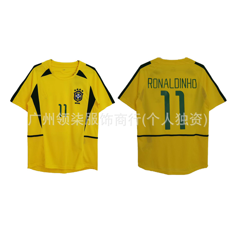 Camiseta de fútbol retro estrella brasileña C.A.C.C.R.R.N.M. fabricante de camiseta de colección