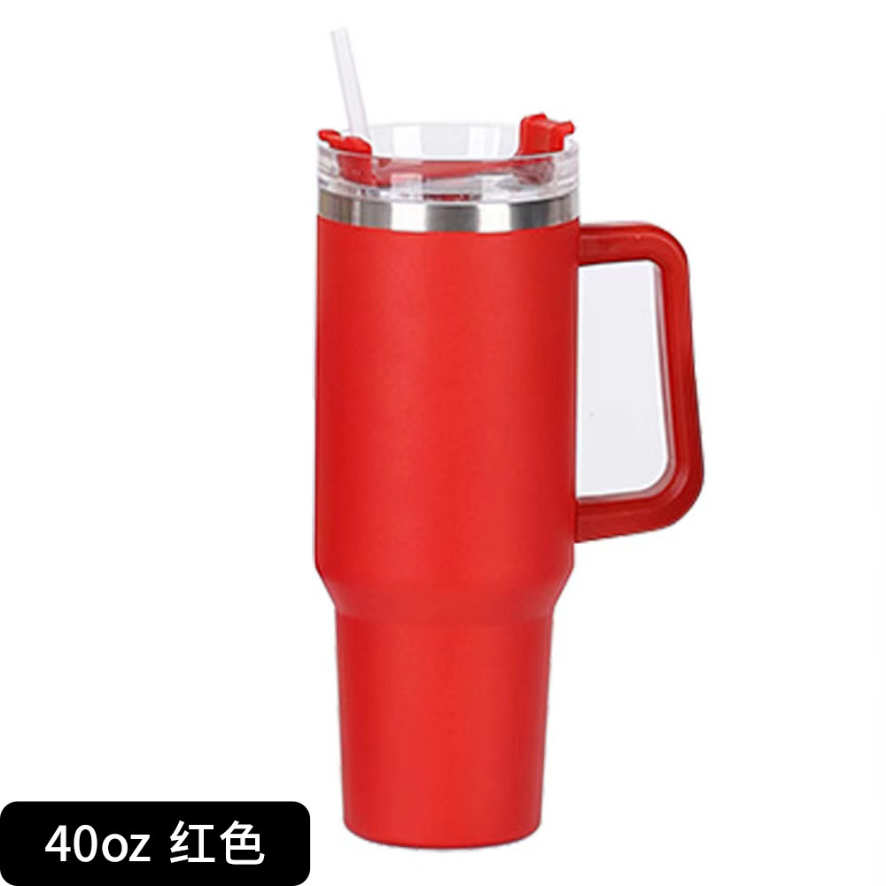 Cross-border 40oz tazas de automóviles 304 tazas de acero inoxidable tazas de aislamiento térmico de gran capacidad manejo portátil de automóviles tazas de agua de hielo