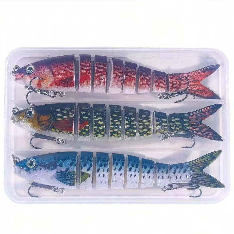 Nuevo Luya cebo multi-Sección de pescado 16 colores 13cm 18g biónico multi-Sección de cebo duro Comercio exterior Luya pesca cebo falso