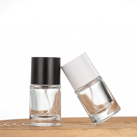 Factory new cylindrical perfume bottle glass bottle empty bottle 15 bayonet sub-bottle press spray bottle 3050ml