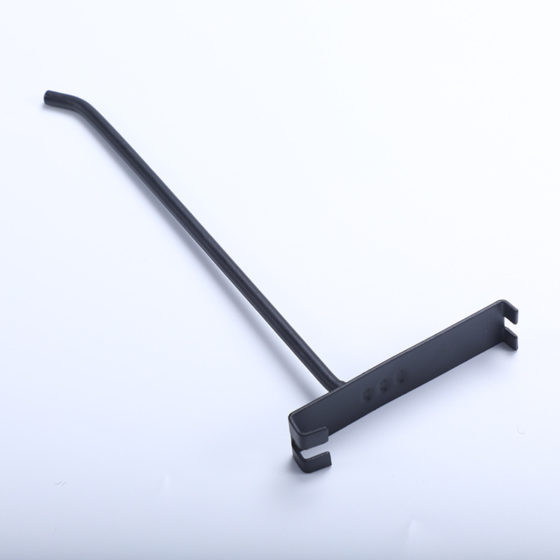 Gancho de red colgante de doble cabeza rejilla estante de supermercado gancho de una sola línea accesorios para teléfonos móviles gancho de joyería pantalla