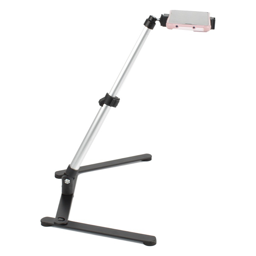 Aleación de aluminio teléfono móvil Flip stand teléfono móvil Multi-ángulo de disparo macro soporte de escritorio perezoso portátil marco de soporte