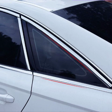 Автомобильные декоративные полосы двери/окна декоративные светополосные гальванические полосы серебристые светлополоски шириной 8 мм