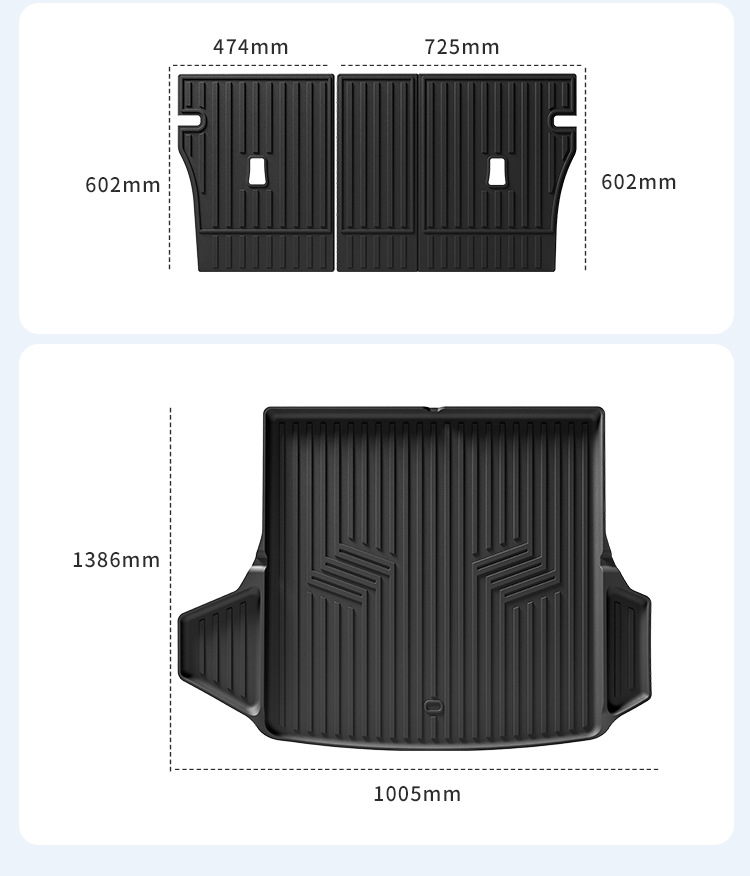 Suitable for 23-26 Lynk & Co 08 Em-P Car Floor Mats, Special Car Floor Mats, Trunk Mats, Tpe Floor Mats