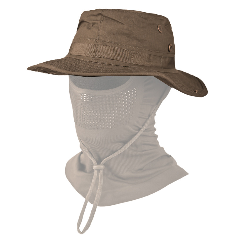 Sombrero de pescador, sombrero al aire libre, sombrero de motocicleta, sombrero solar, máscara de cuello transpirable, sombrero de secado rápido