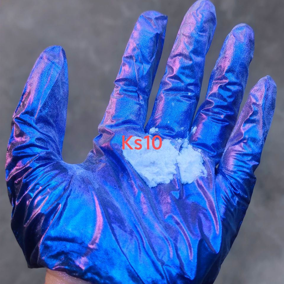 10g跨境批发变色龙珠光粉 滴胶汽车油漆喷涂水彩用幻彩白变色龙粉