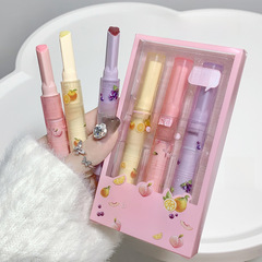 Gege bear果萃潤唇膏 滋潤補水固體唇蜜跨境彩妝化妝品 唇膏保濕