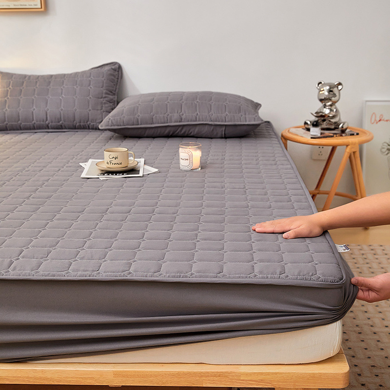 Waterproof Urine-Proof Bed Bed Sheets 2025 New Three-Piece Set Single-Piece Dust-Proof Bed Cover Set Bed Sheets Simmons Mattress Protector