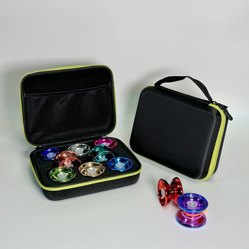 Bolsa de almacenamiento de bolas de yoyo multifuncional de 1-12 orificios Bolsa de bolas de amortiguación de vibraciones de punto Caja de almacenamiento de EVA Caja de colección portátil