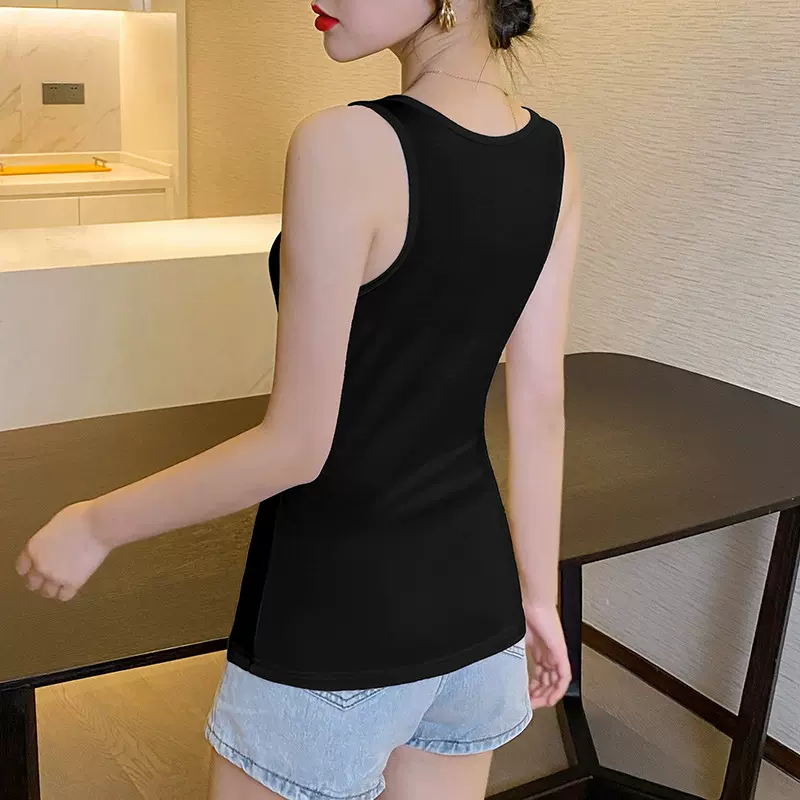 【Just JS】保暖背心女士弹力加绒加厚防寒女士背心打底衣