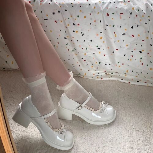 Cute Mary Jane Flat Shoes for Women - Summer New Arrival, Versatile, British Style, Round Toe with Bowknot, Go-Anywhere Pumps