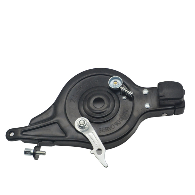 Vehículo eléctrico con freno trasero bloqueable, palanca de freno tipo 90/100, dispositivo de bloqueo de freno para vehículo eléctrico, pastillas de freno, cable de freno.