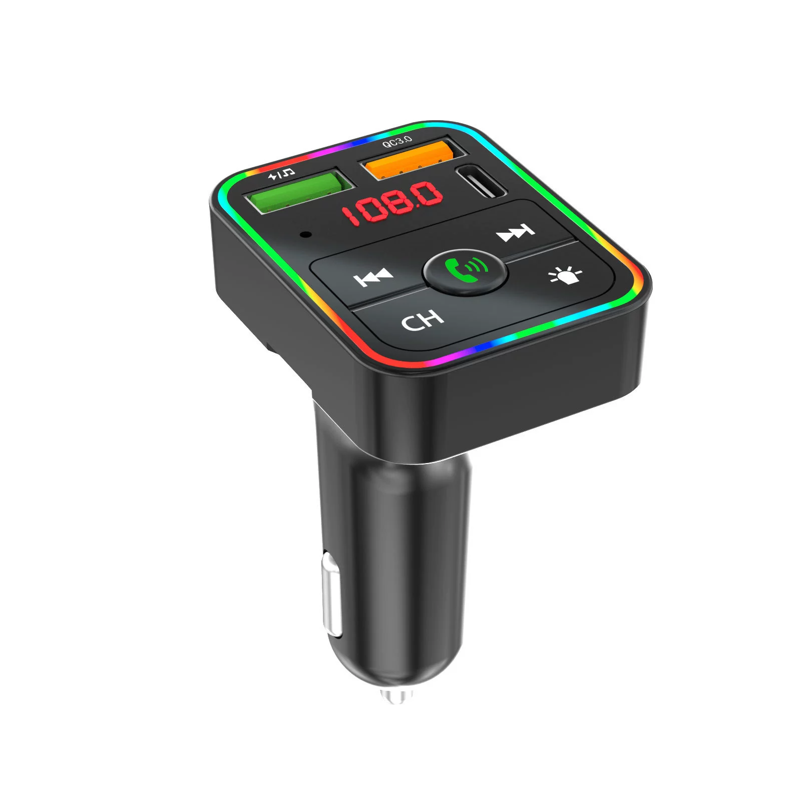 Автомобильный Bluetooth MP3-плеер PDF2 Smart Bluetooth вызов ответ/зависание аудио навигация автомобильный MP3