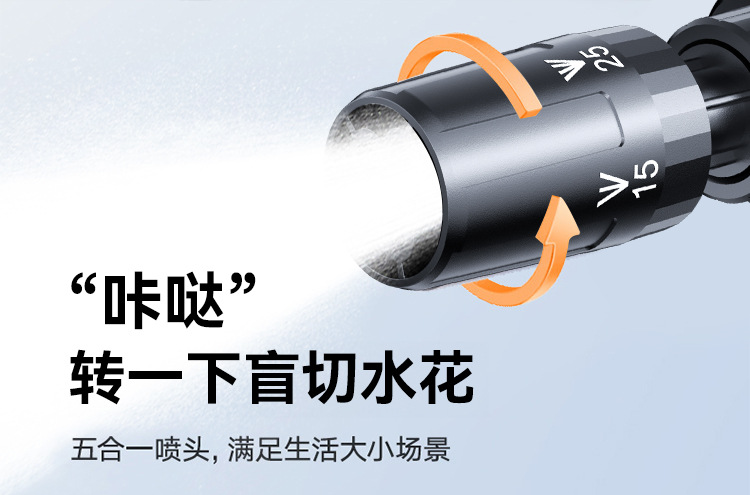 Handheld Wireless High-Pressure Water Gun for Car and Home Use, Powerful Water Gun for Car Washing, Portable Lithium Battery Car Washer with Mineral Water Bottle