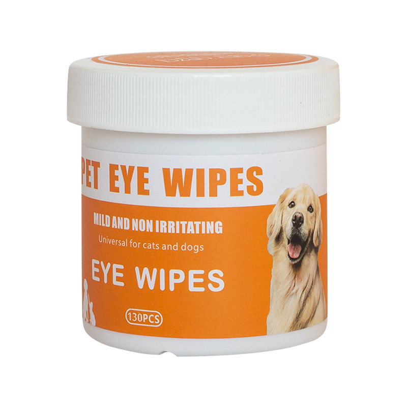 Toallitas para los ojos de mascotas para eliminar las lágrimas, toallitas de papel húmedo desechable sin lavado, seco y húmedo para perros y gatos