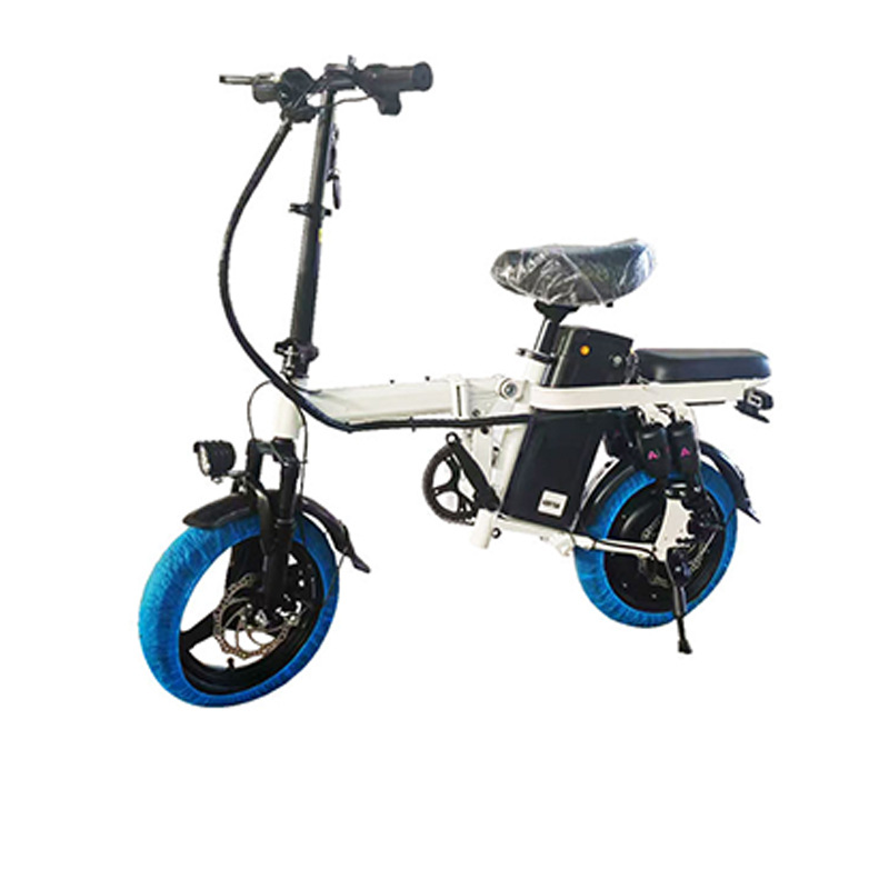Cross-Border Small Folding Electric Scooter for Adults, Mini Folding Power-Assisted Electric Bicycle, Mobility Scooter