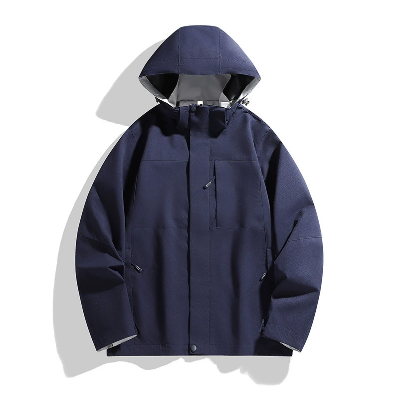 2024 весна новая спортивная куртка для мужчин повседневная куртка для мужчин три анти-тренд водонепроницаемая наружная куртка для мужчин