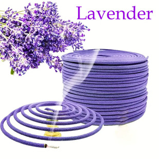 Cross-Border Temu Xiyin Popular Lavender Incense Colorful Mosquito Coil Spiral Incense Supports Cross-Border Dropshipping