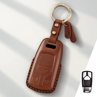 Car key bag A4L Key Cover - a-coffee-color