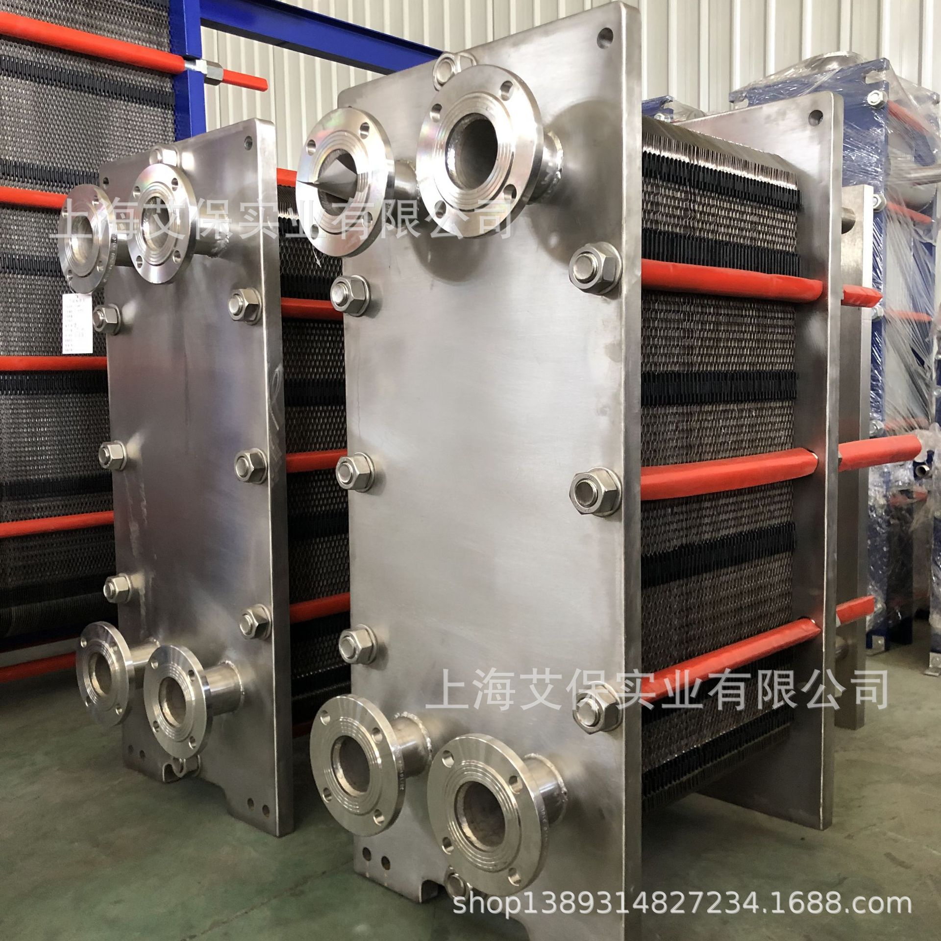 上海艾保厂家供应酿酒啤酒酱油外包不锈钢框架不锈钢板式热交换器