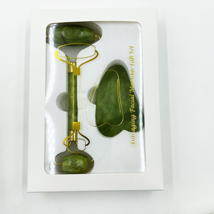 メーカーは天然玉の美容容器のマッサージ器の顔のローラーの玉の美容器の美容玉のスクレーパーを供給します。