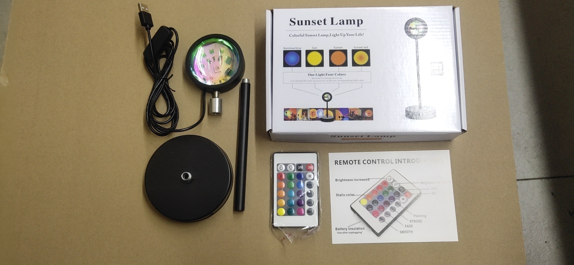 夕阳灯26cm的RGB清单图