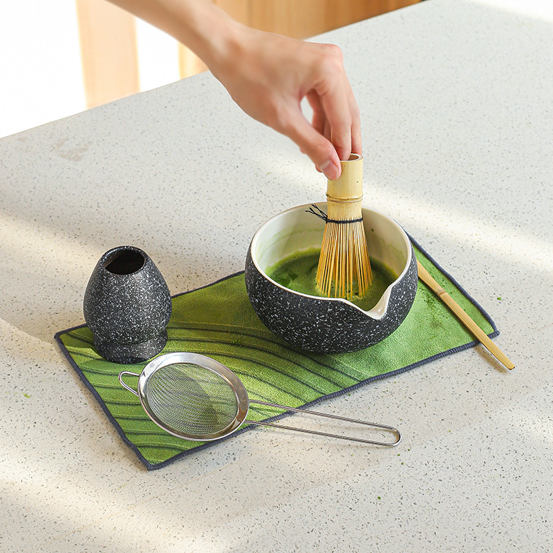 Matcha, tea set, pack