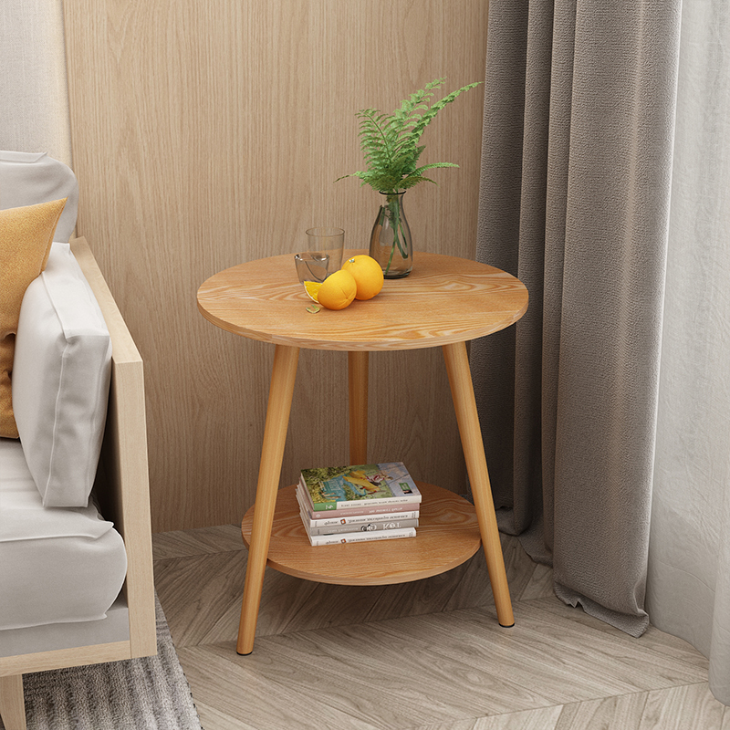 Small Round Table, Sofa Side Table, Small Table, Simple Living Room, Bedroom Bay Window, Mini Bedside Table, Rental House Round Coffee Table