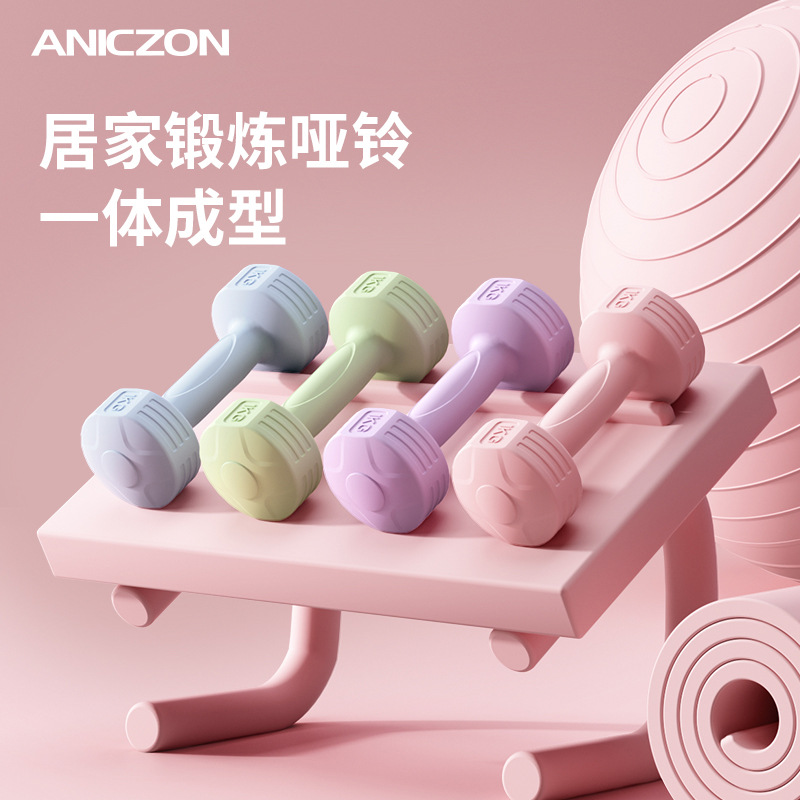 Women's Small Dumbbells for Beginners Home Arm Muscle Training Dumbbells Yoga Sports Fitness Training Dumbbells 1-5kg