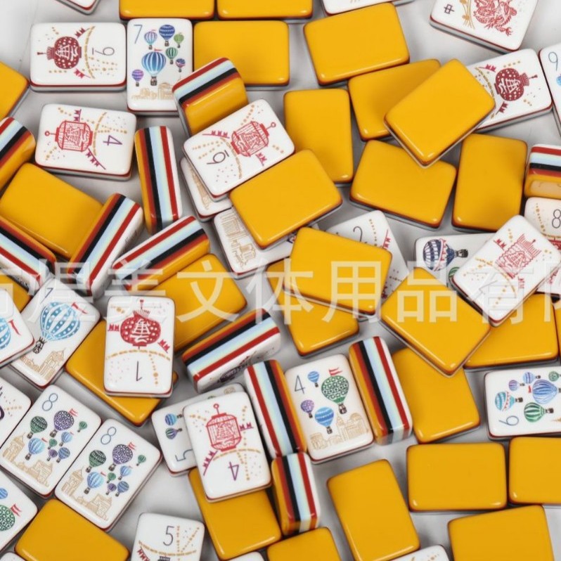 7-layer hot air balloon design, foreign trade American mahjong, acrylic 7-layer
