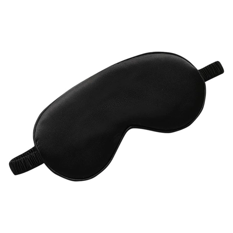 Новый двусторонний искусственный шелк маска для глаз сна упругой путешествия обед перерыв маска для глаз печатных авиации маска для глаз оптом