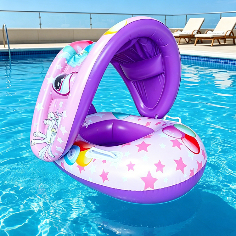 Anillo de natación infláble para niños pequeños barcos de agua para bebés embarcaciones de agua engrosado PVC asiento de niños PVC ecológico image 52