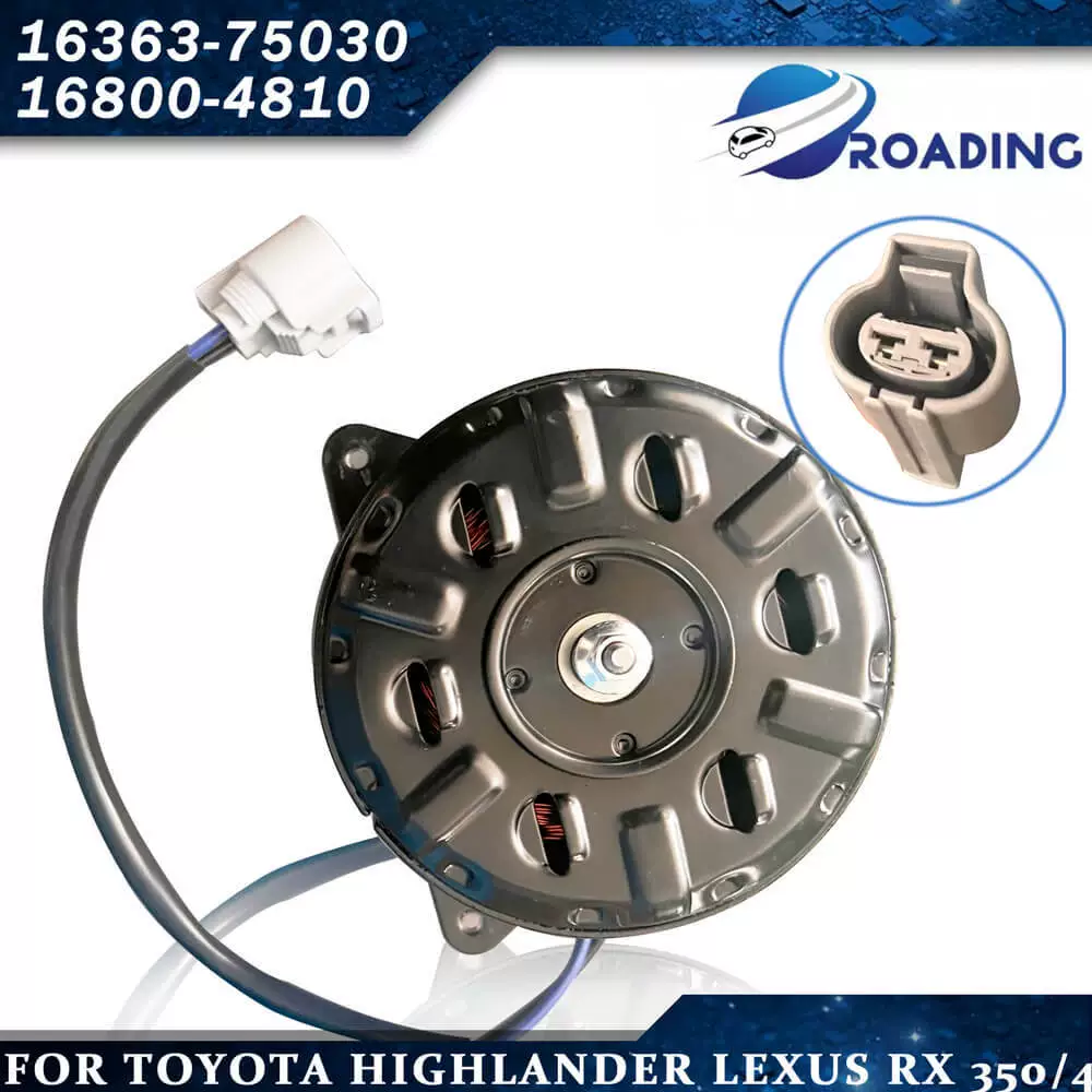 16363-75030/16363-20400/168000-4810 подходит для двигателя вентилятора охлаждения Toyota Hiace.