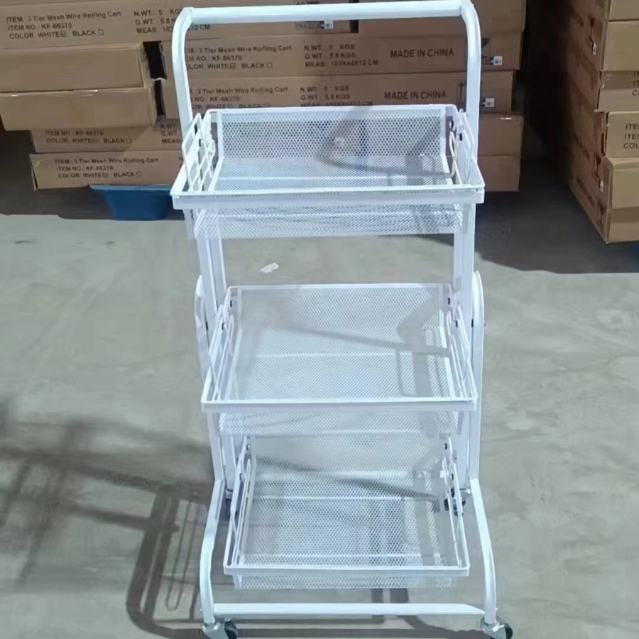 Estante de almacenamiento, estante de almacenamiento multicapa de acero al carbono, estante de almacenamiento para libros de aperitivos, sala de estar, cocina con carrito de mesa, estante de almacenamiento