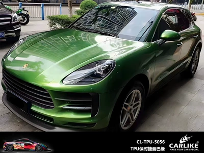 Glacier Blue Full Car — Automotive Film - 152-15m-tpu-porsche-mamba-green