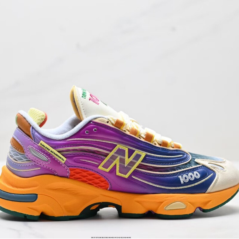 Quajing New Balance Nb1000 Series Casual Breathable Low-Top Running Shoes for Men and Women Olive Green Sneakers Dad Shoes