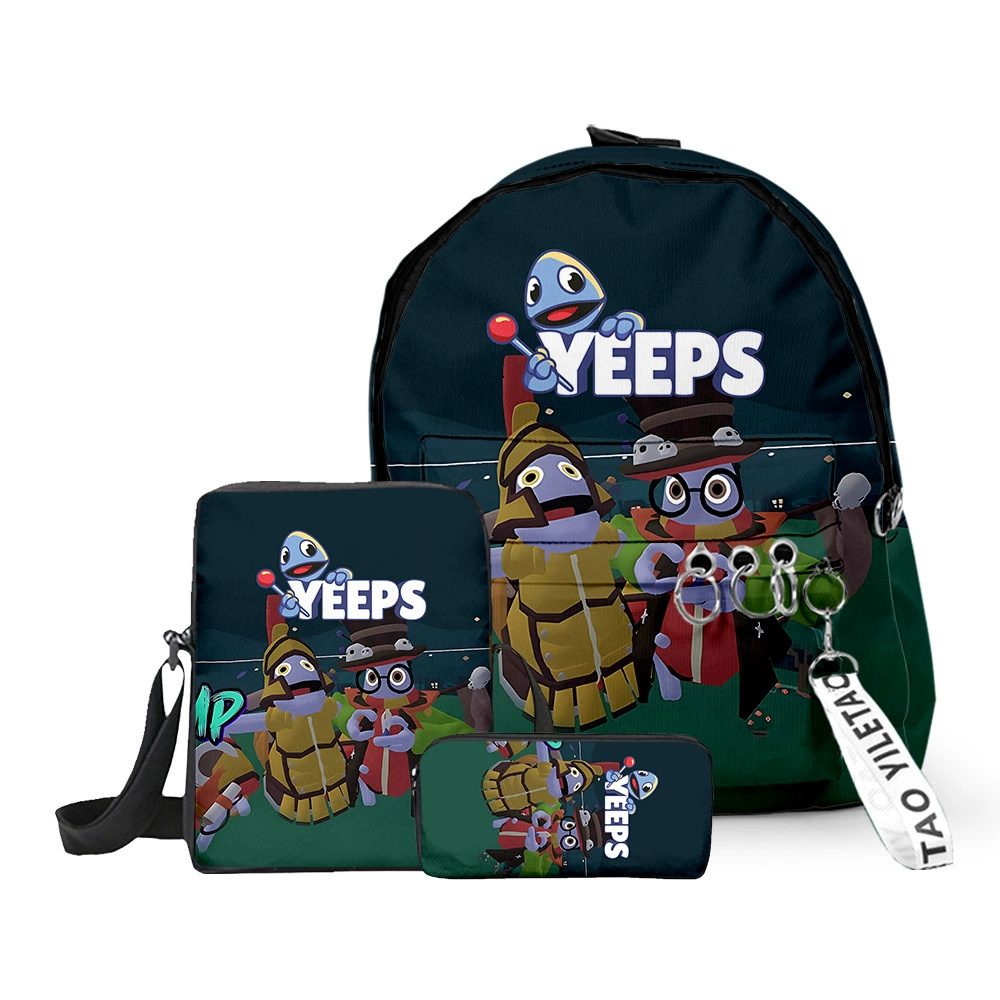 3D игра лови и ищи Yeeps Прятки три в одном ранце со щеточками школьные сумки школьные плечи