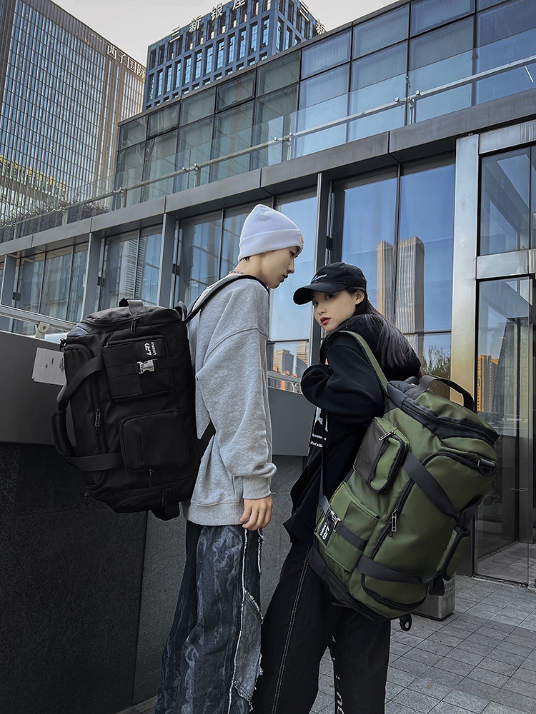Seco y húmedo separación de la bolsa deportiva de fitness bolsa de equipaje mujer de gran capacidad portátil mochila de viaje de hombro bolsa de viaje corto hombre