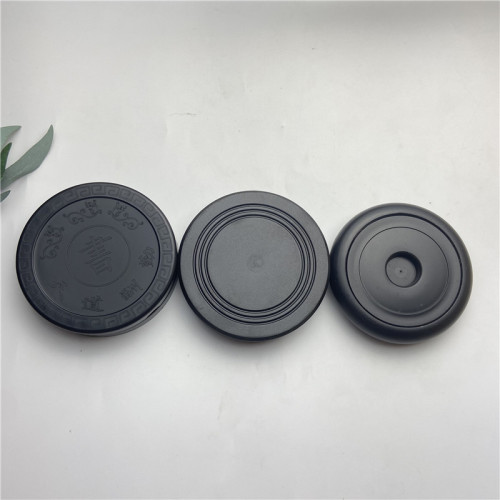 4-inch plastic Tai Chi ink cartridge, ancient horse inkstone, inkstone with cover, ink grinding ink sea ink pond dual-purpose four treasures of the study