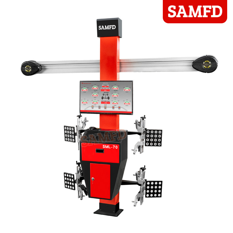 Localizador de cuatro ruedas del coche herramienta de posicionamiento de cuatro ruedas equipo de posicionamiento de neumáticos de coche Máquina de posicionamiento 3D