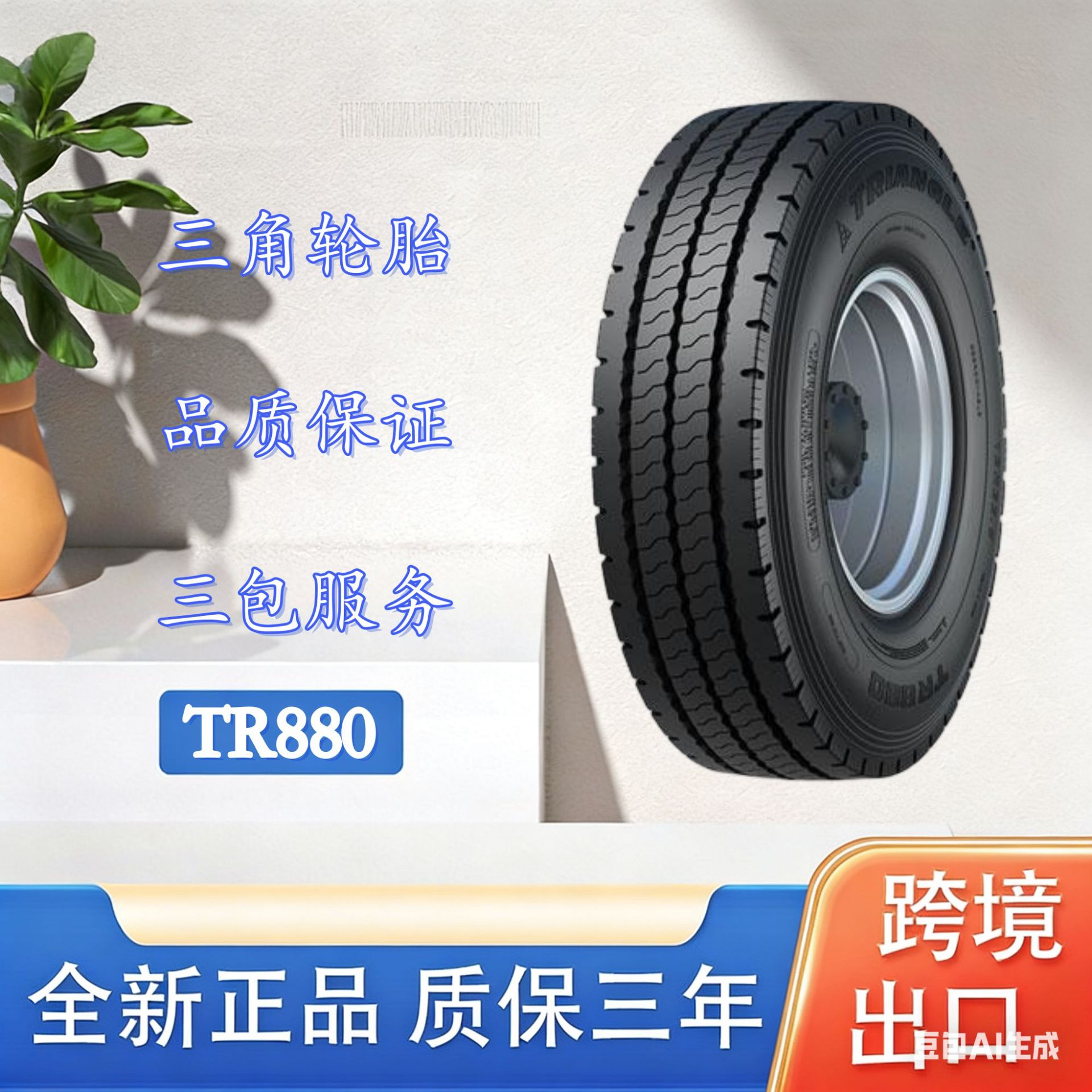 三角（Triangle）轮胎 11R22.5-16PR TR880花纹 卡客车钢丝轮胎