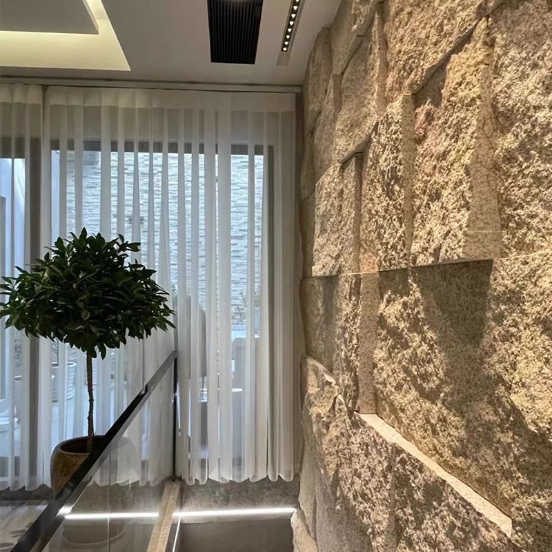 PU piel de piedra cultura piedra hongo piedra imitación azulejos de roca azulejos de pared exterior azulejos de fondo de TV materiales de decoración de roca hueca