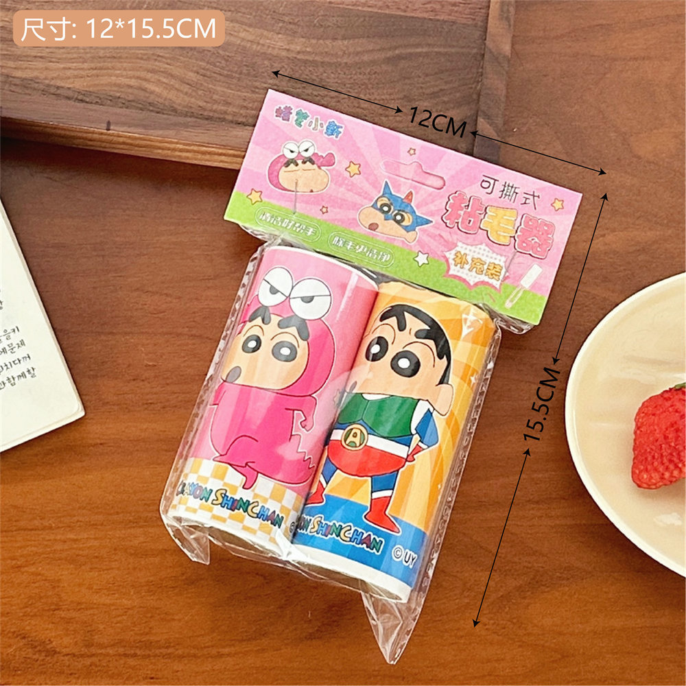 Crayón pequeño nuevo autorizado conjunto de pegador de pelo de alumno rodillo pegador de pelo para mascotas en el hogar artefacto de pegado de pelo