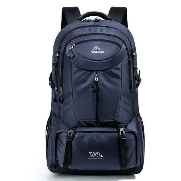 90L Sports Backpack Men's Large Capacity Women's Travel Luggage Backpack Travel Student School Bag Hiking Mountaineering Bag Outdoor
