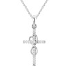 Necklace, silver chain for key bag  suitable for men and women, accessory, suitable for import, gold and silver, wholesale