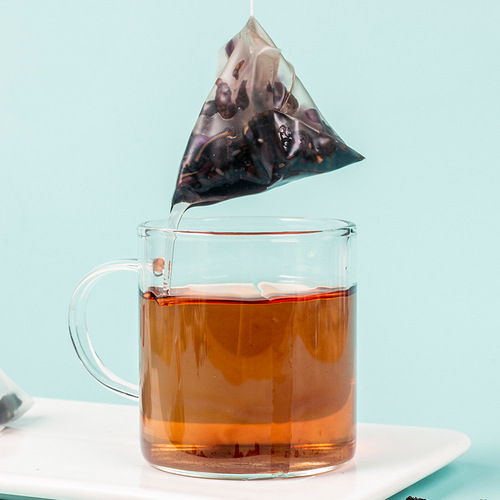 Wuhei Tea 50 packs black beans black rice mulberry black sesame black wolfberry triangular bag fruity scented tea wholesale